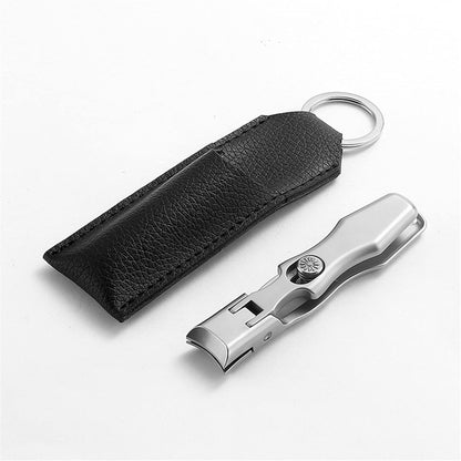 Stainless Steel Wide Jaw Nail Clippers with Nail Catcher