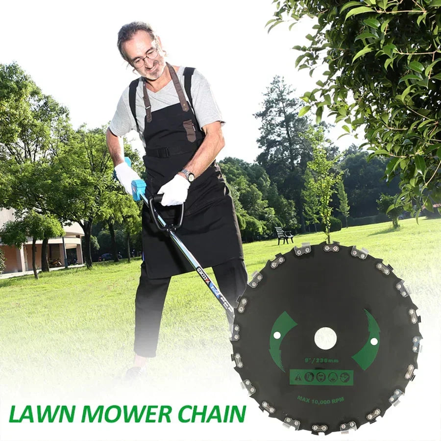 Steel Brush Cutter Blade for Lawn Trimmer and Weed Removal