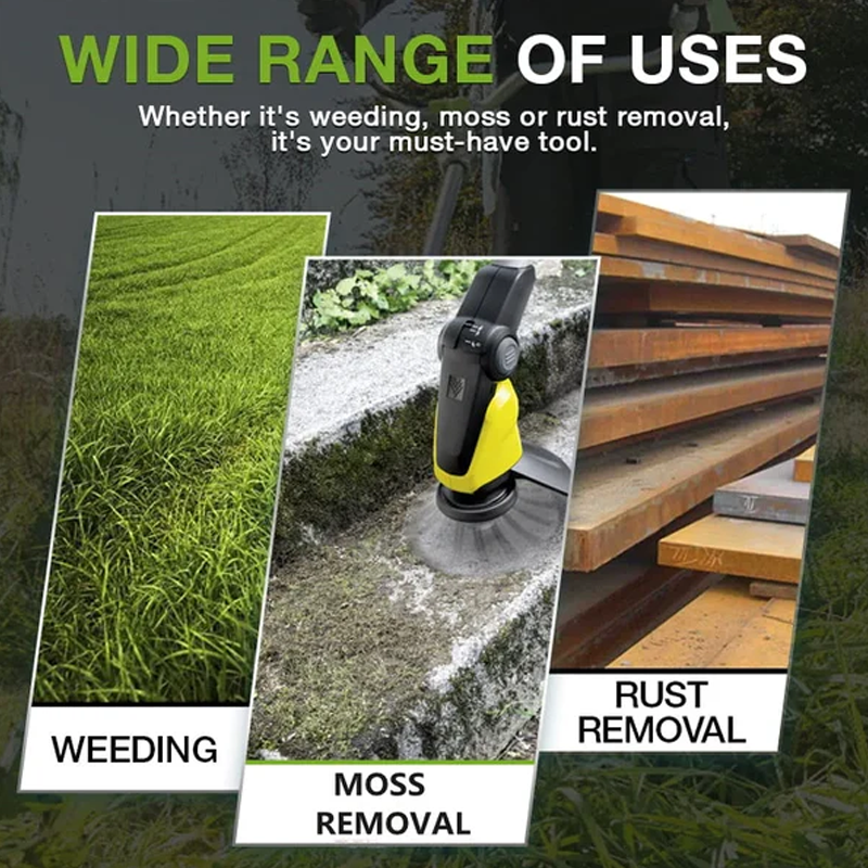 Steel Wire Brush Trimmer Head for Weed Removal