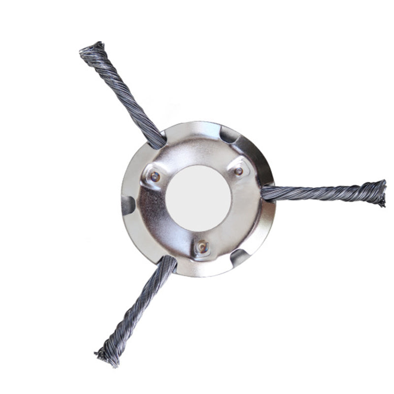 Steel Wire Brush Trimmer Head for Weed Removal