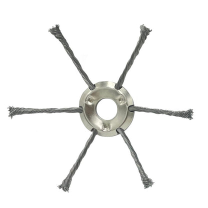 Steel Wire Brush Trimmer Head for Weed Removal