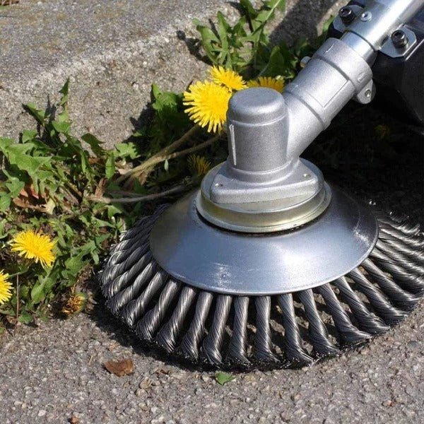 Steel Wire Weed Brush for Grass Trimmer and Paving Joints