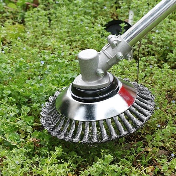 Steel Wire Weed Brush for Grass Trimmer and Paving Joints