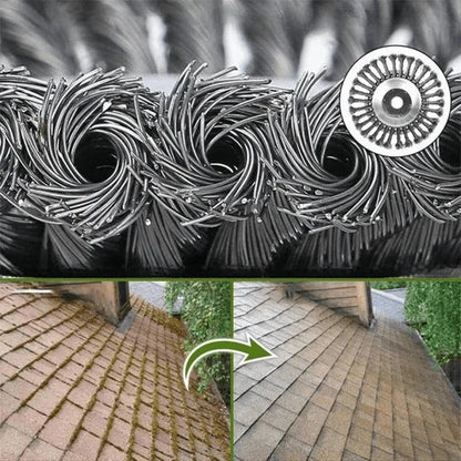 Steel Wire Weed Brush for Grass Trimmer and Paving Joints