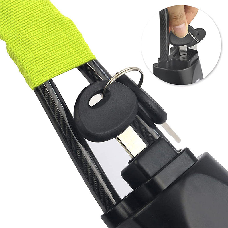 Steering Wheel Lock Security Cable Anti Theft Vehicle Lock