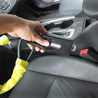Steering Wheel Lock Security Cable Anti Theft Vehicle Lock
