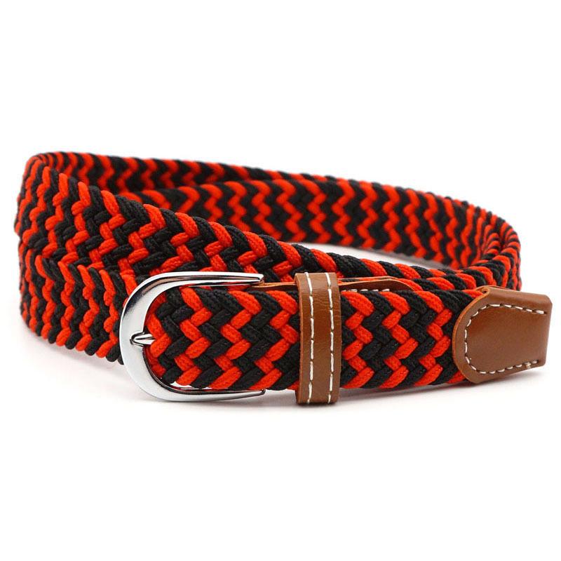 Stretch Braided Belt Adjustable Elastic Woven Waist Belt