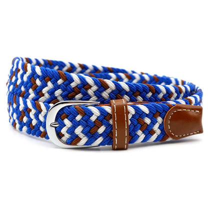 Stretch Braided Belt Adjustable Elastic Woven Waist Belt