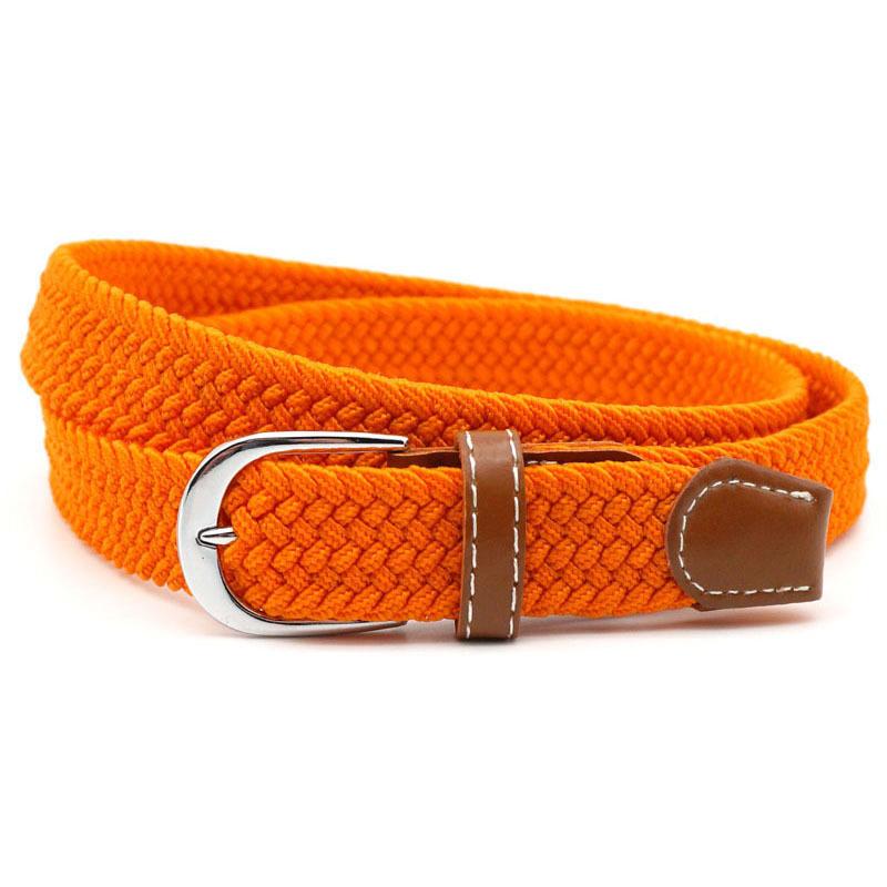 Stretch Braided Belt Adjustable Elastic Woven Waist Belt