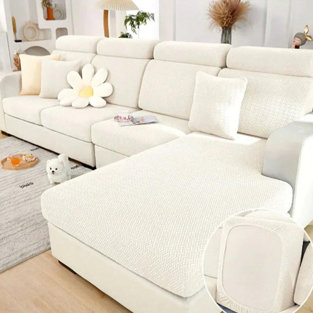 Stretch Fit Sofa Cover Pet Hair Scratch Protection
