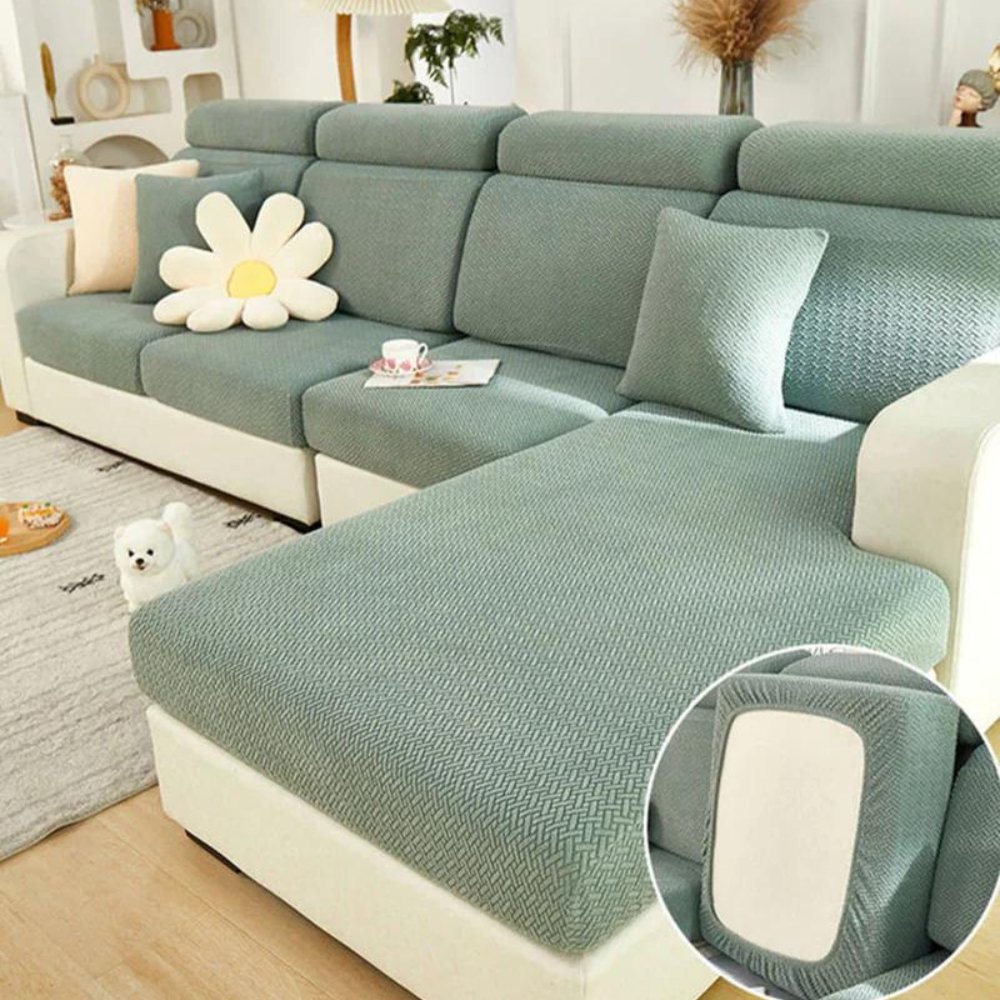 Stretch Fit Sofa Cover Pet Hair Scratch Protection