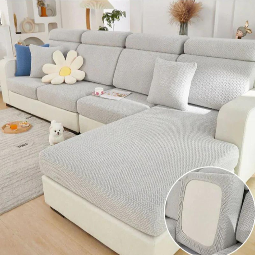 Stretch Fit Sofa Cover Pet Hair Scratch Protection