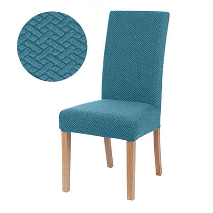 Stretch Jacquard Dining Chair Cover Washable Elastic Slipcover