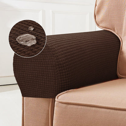 Stretch Spandex Armrest Covers for Chairs and Armchairs Set of 2