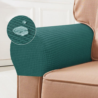 Stretch Spandex Armrest Covers for Chairs and Armchairs Set of 2