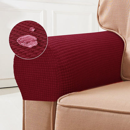 Stretch Spandex Armrest Covers for Chairs and Armchairs Set of 2