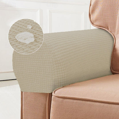 Stretch Spandex Armrest Covers for Chairs and Armchairs Set of 2
