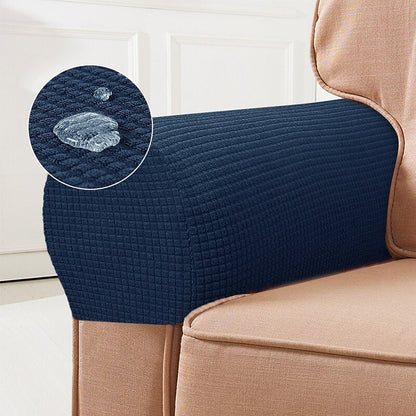 Stretch Spandex Armrest Covers for Chairs and Armchairs Set of 2