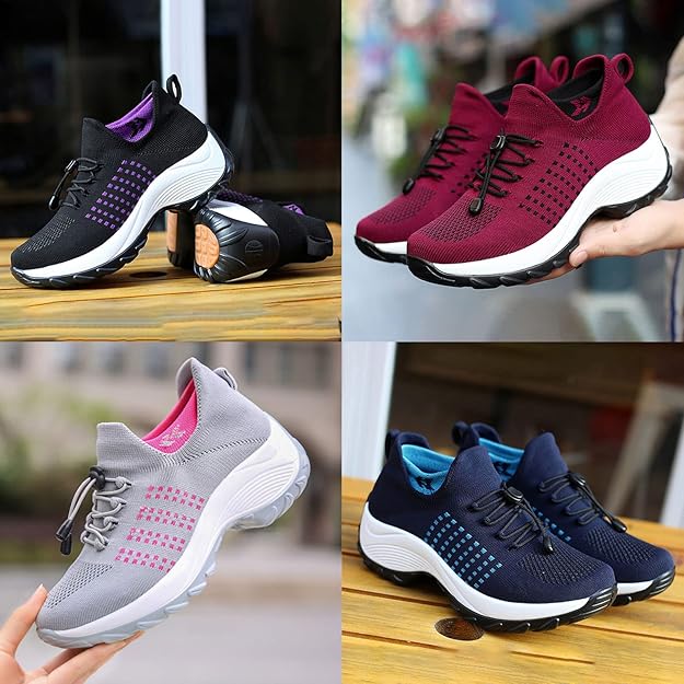 Supportive Orthopedic Walking Shoes Cushion Comfort