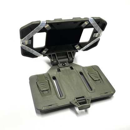 Tactical MOLLE Phone Holder with Fold-Out Navigation Panel