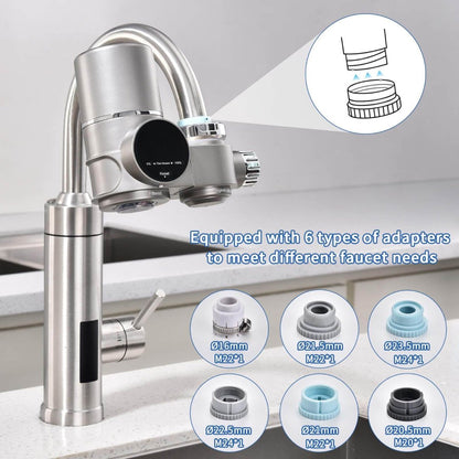 Tap Water Filter with LED Display and Advanced Multi-Layer Filtration