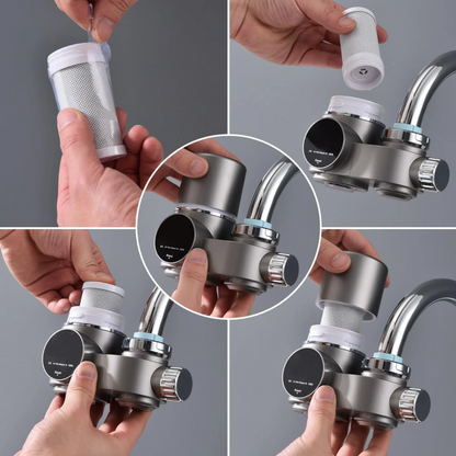Tap Water Filter with LED Display and Advanced Multi-Layer Filtration