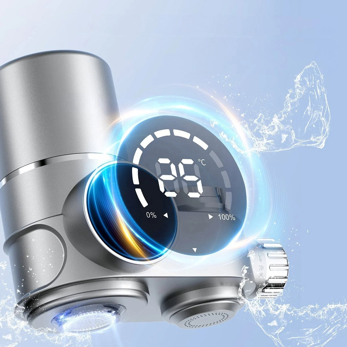 Tap Water Filter with LED Display and Advanced Multi-Layer Filtration
