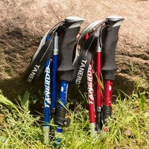 Telescopic Foldable Hiking Walking Poles with Adjustable Length