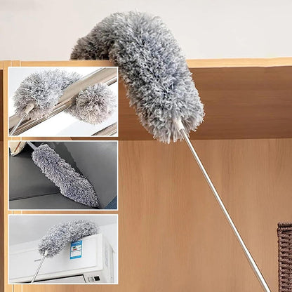 Telescopic Microfiber Dust Duster Extendable Cleaning Brush