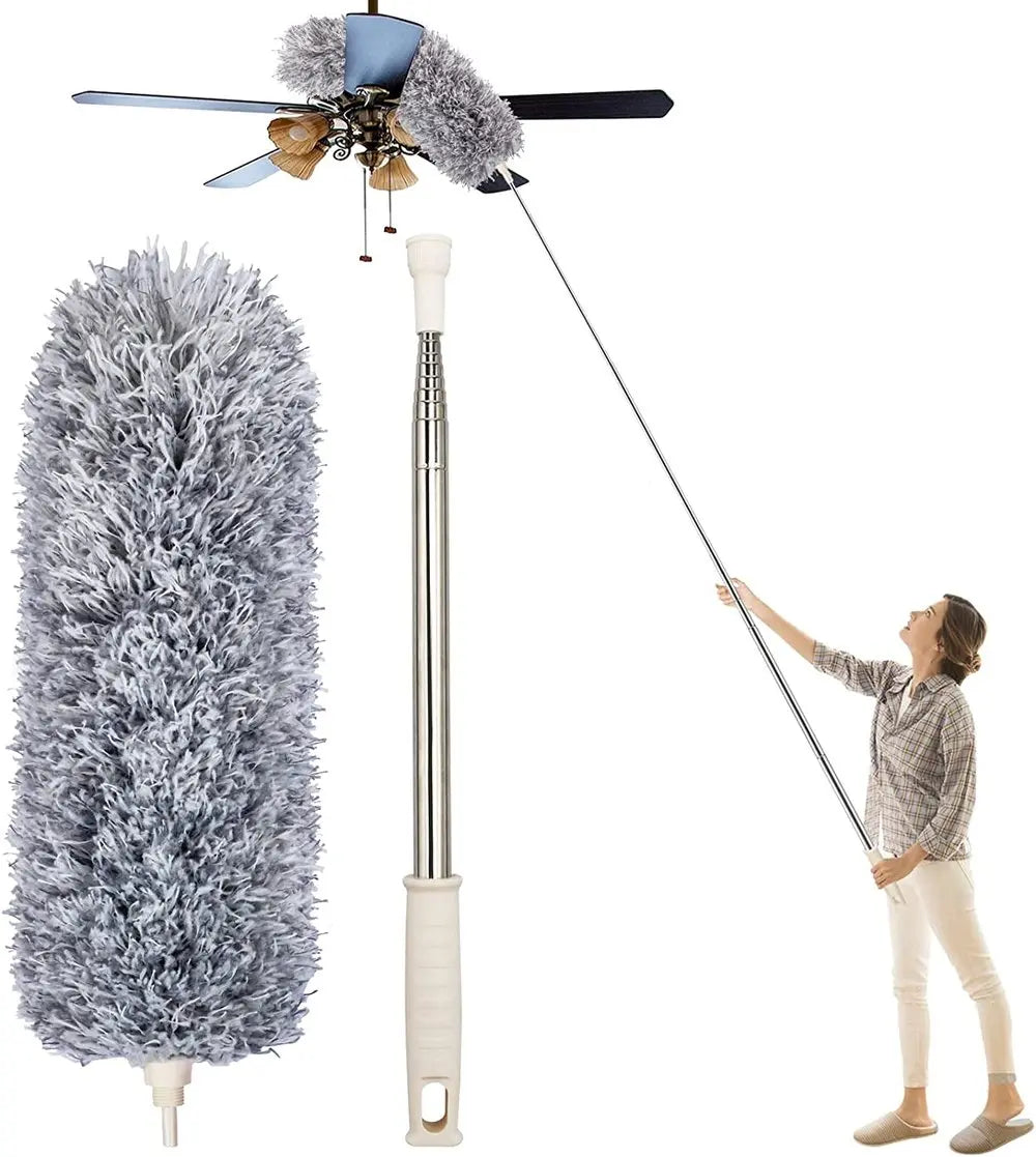 Telescopic Microfiber Dust Duster Extendable Cleaning Brush