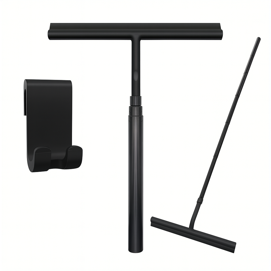 Telescopic Shower Squeegee with 120cm Adjustable Handle