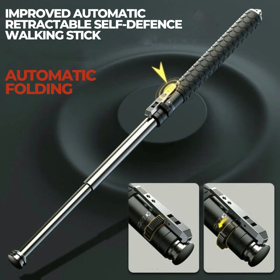 Telescopic Walking Stick with Quick Extension Mechanism