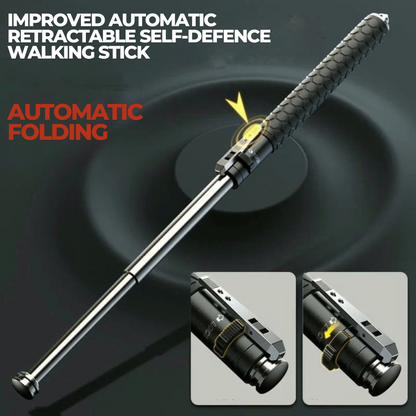 Telescopic Walking Stick with Quick Extension Mechanism