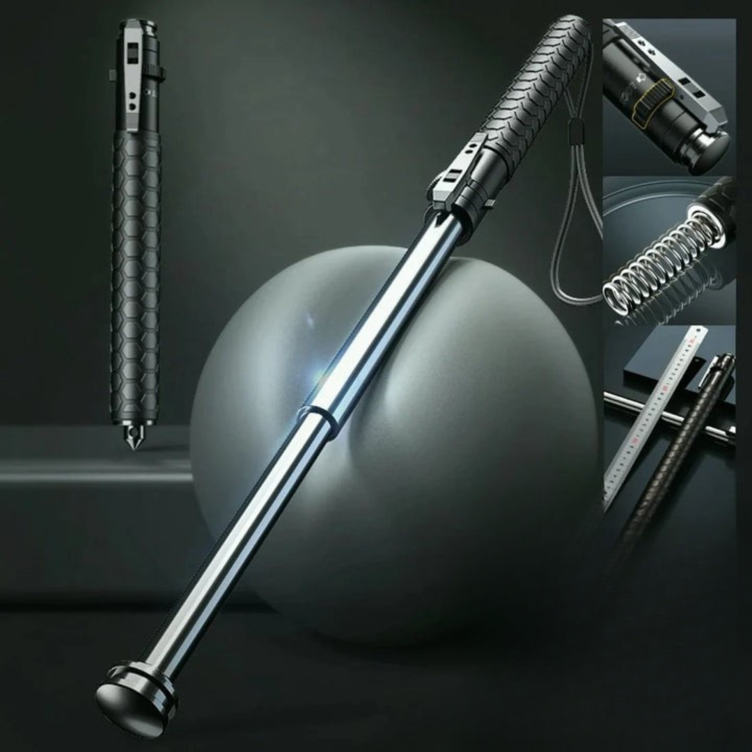 Telescopic Walking Stick with Quick Extension Mechanism