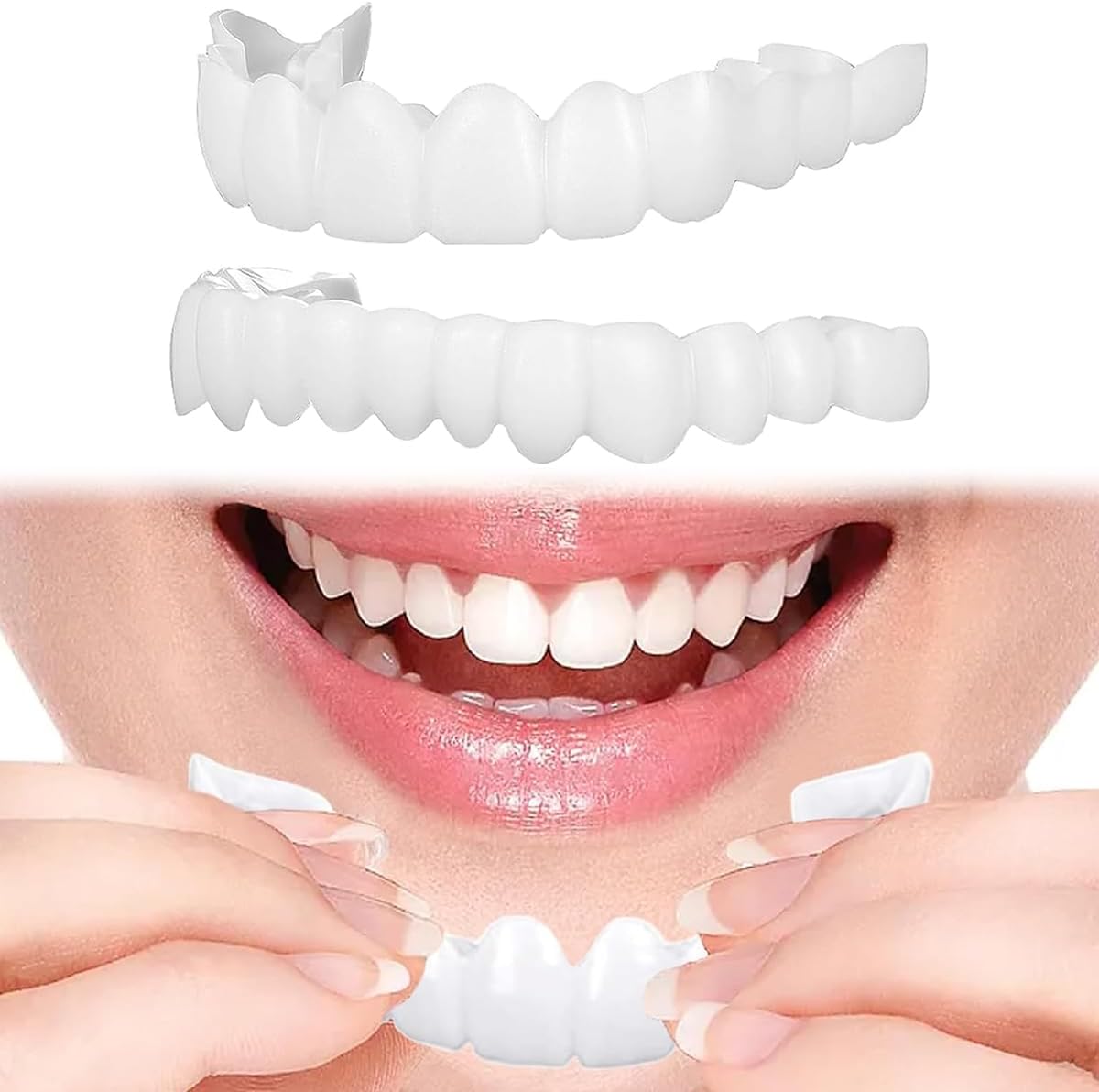 Temporary Snap On Dental Veneer for Cosmetic Smile Enhancement