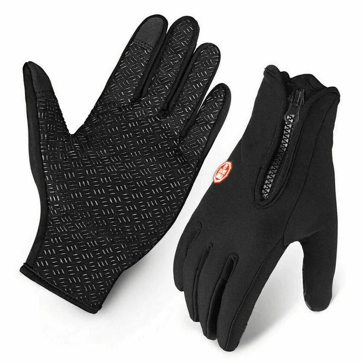 Thermal Fleece Lined Winter Gloves for Cycling Skiing and Outdoor Use