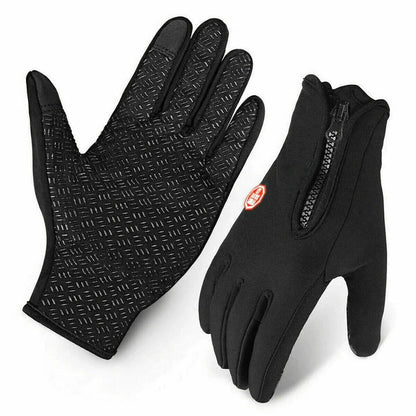 Thermal Fleece Lined Winter Gloves for Cycling Skiing and Outdoor Use