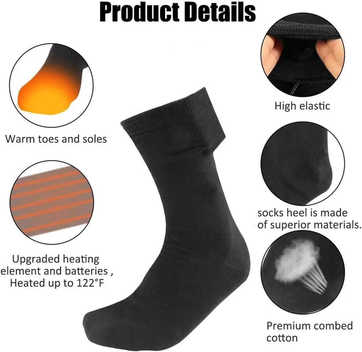 Thermal Heated Winter Socks for Warm Everyday Comfort