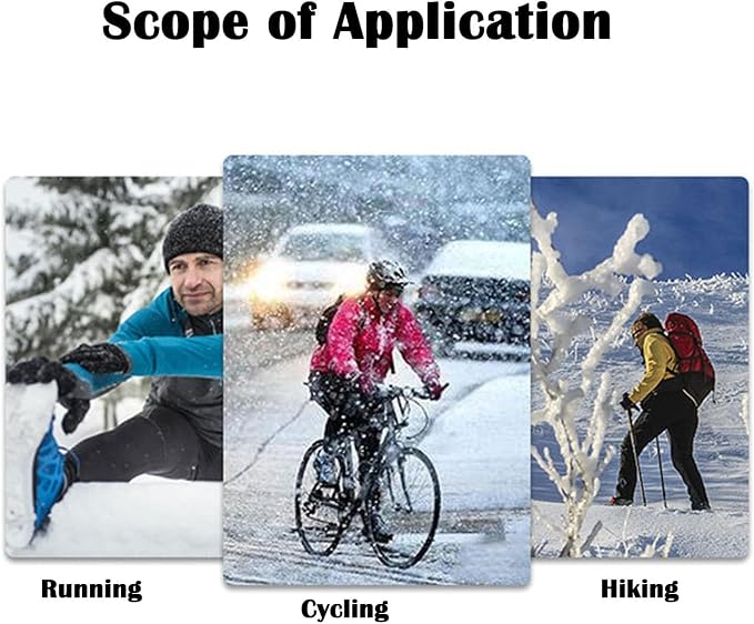 Thermal Waterproof Gloves for Winter Outdoor Activities with Touchscreen Finger Tips
