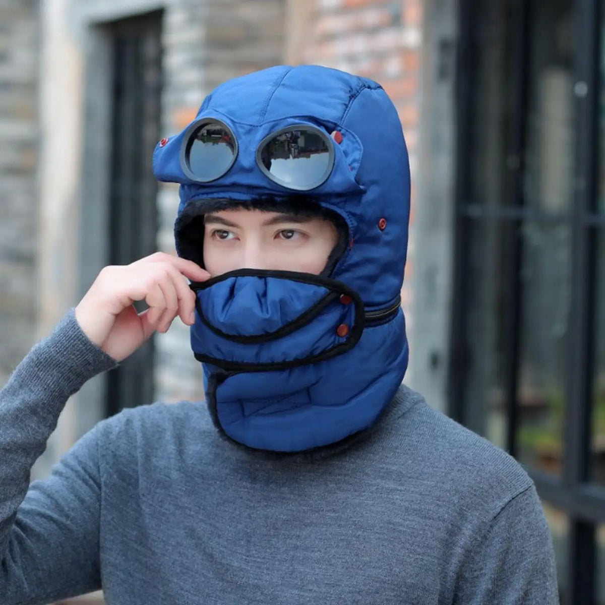 Thermal Windproof Face Cover Beanie Winter Hood Hat