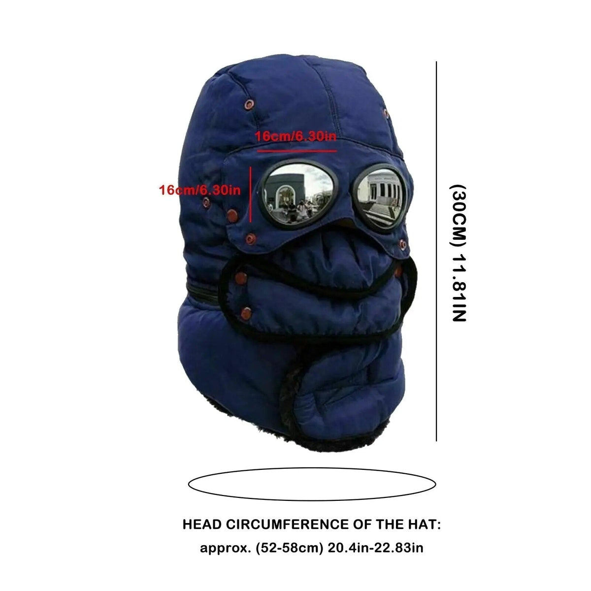 Thermal Windproof Face Cover Beanie Winter Hood Hat