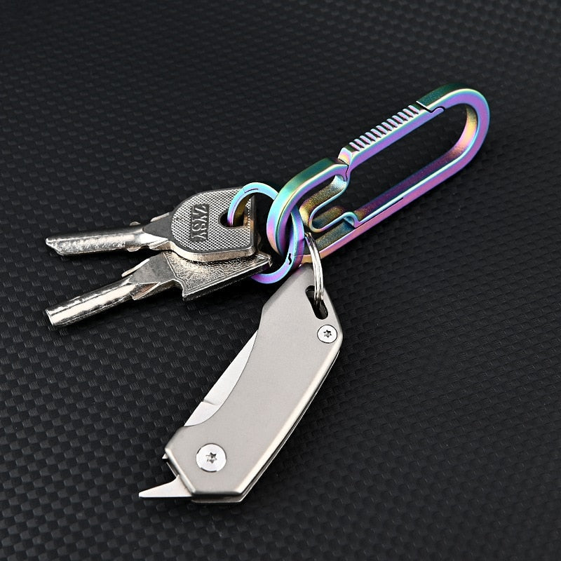Titanium Alloy Keychain Pocket Utility Knife