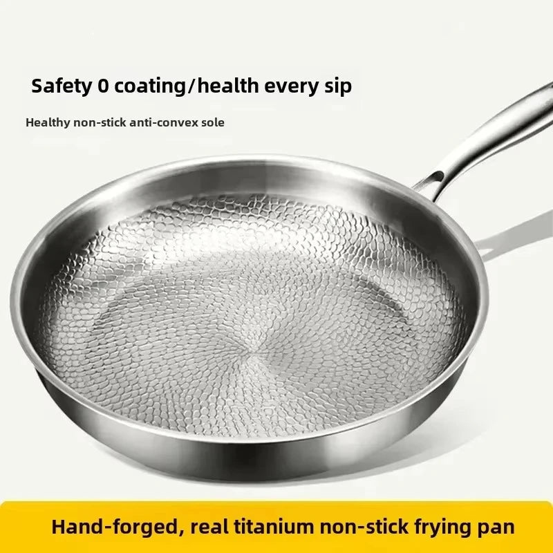 Titanium Hammered Non Stick Frying Pan