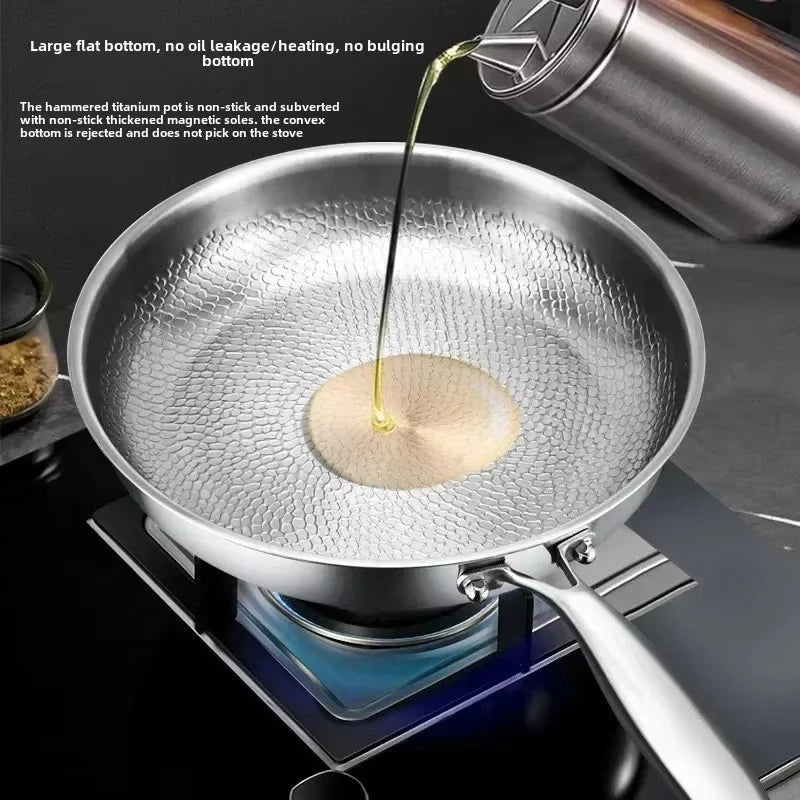 Titanium Hammered Non Stick Frying Pan