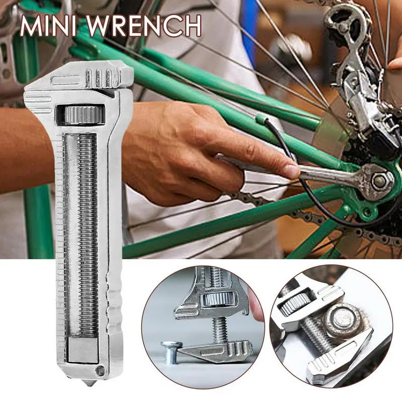 Titanium Pocket Multi Function Wrench Tool