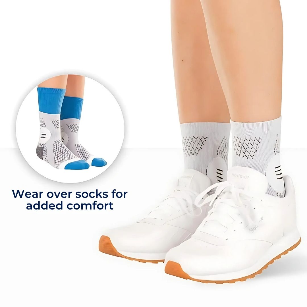 Toeless Compression Socks 20 to 31 mmHg Breathable Foot Support