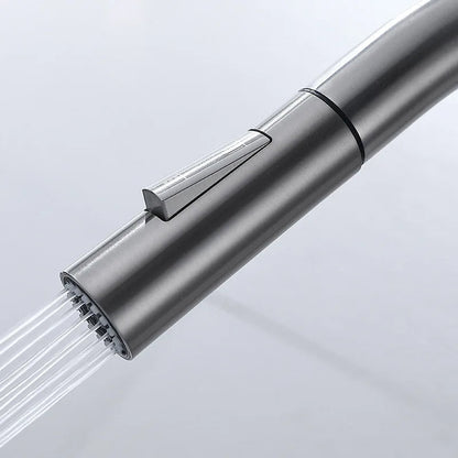 Touchless Pull Out Kitchen Faucet with Sensor and Flexible Spray Head