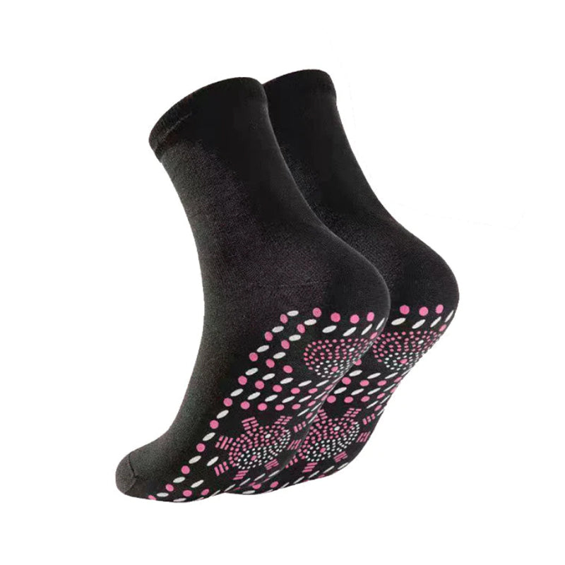 Tourmaline Self Heating Acupressure Wellness Socks