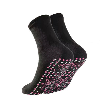 Tourmaline Self Heating Acupressure Wellness Socks