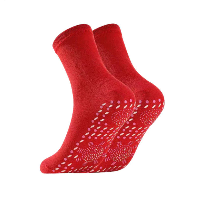Tourmaline Self Heating Acupressure Wellness Socks